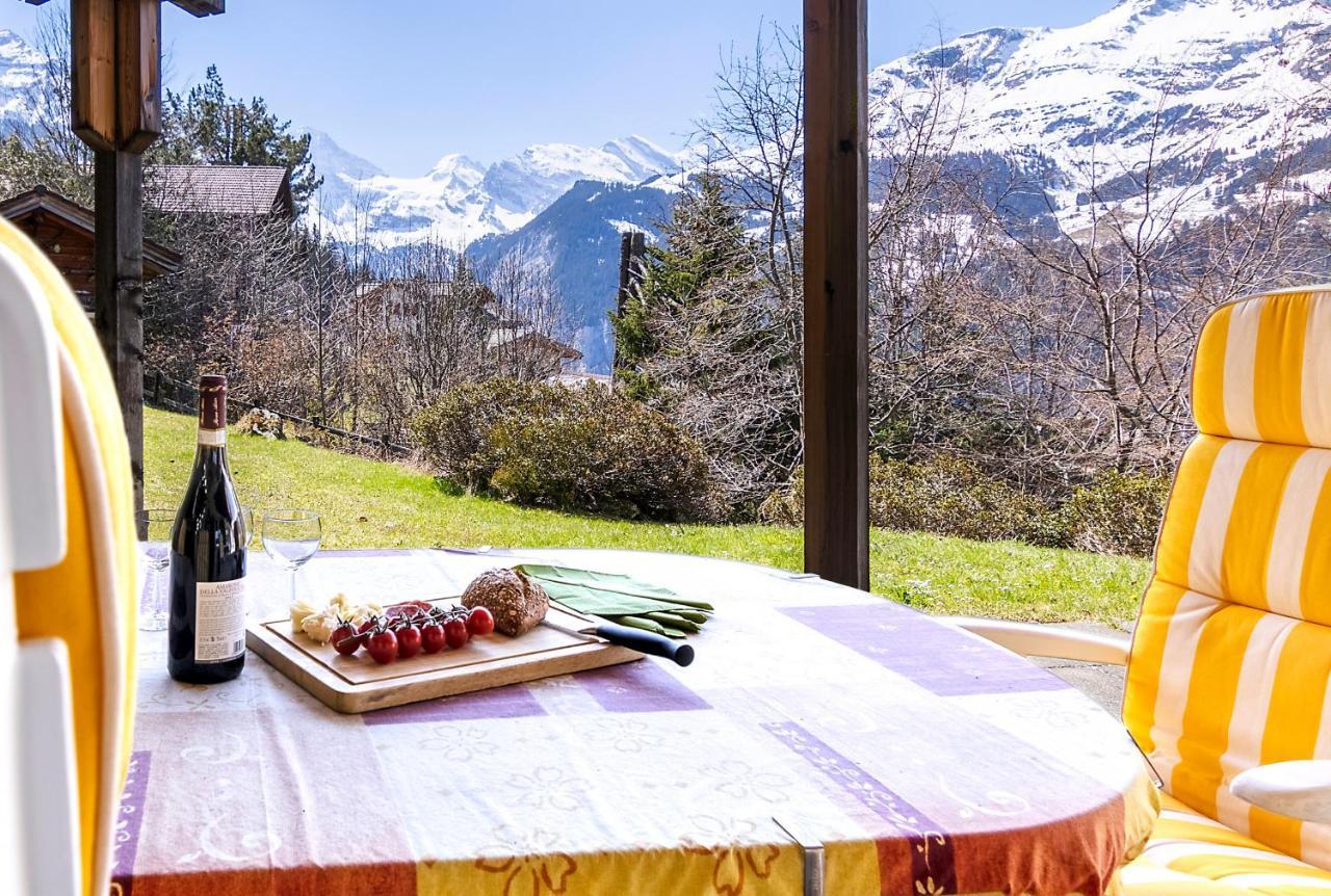 Chalet Steingaertli 1 Wengen Esterno foto