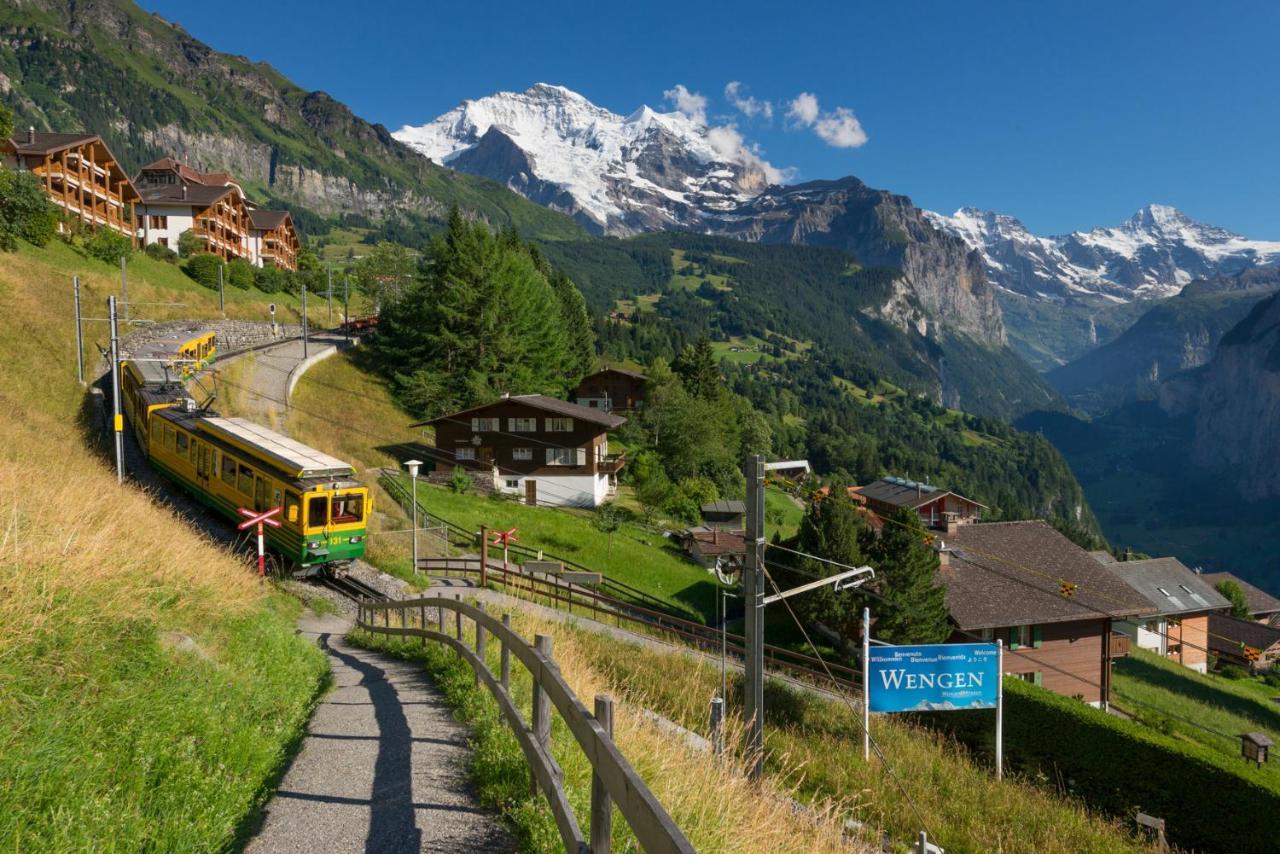 Chalet Steingaertli 1 Wengen Esterno foto